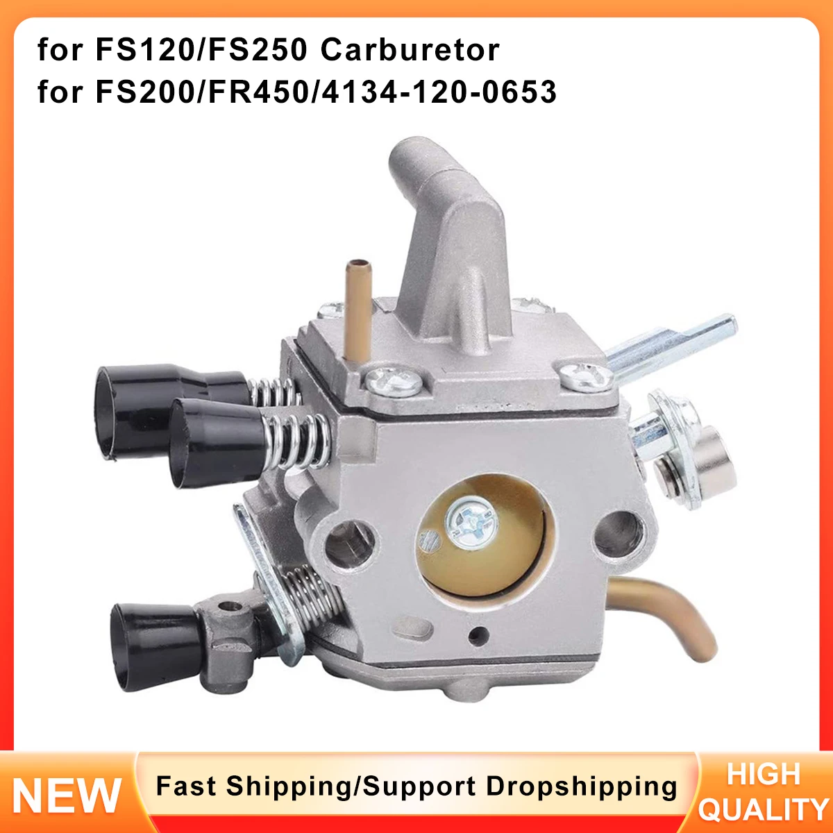 

Replacement Carburetor for STIHL FS120, FS200, FS250, FS300, FR450, FR480 Trimmer and Brushcutter