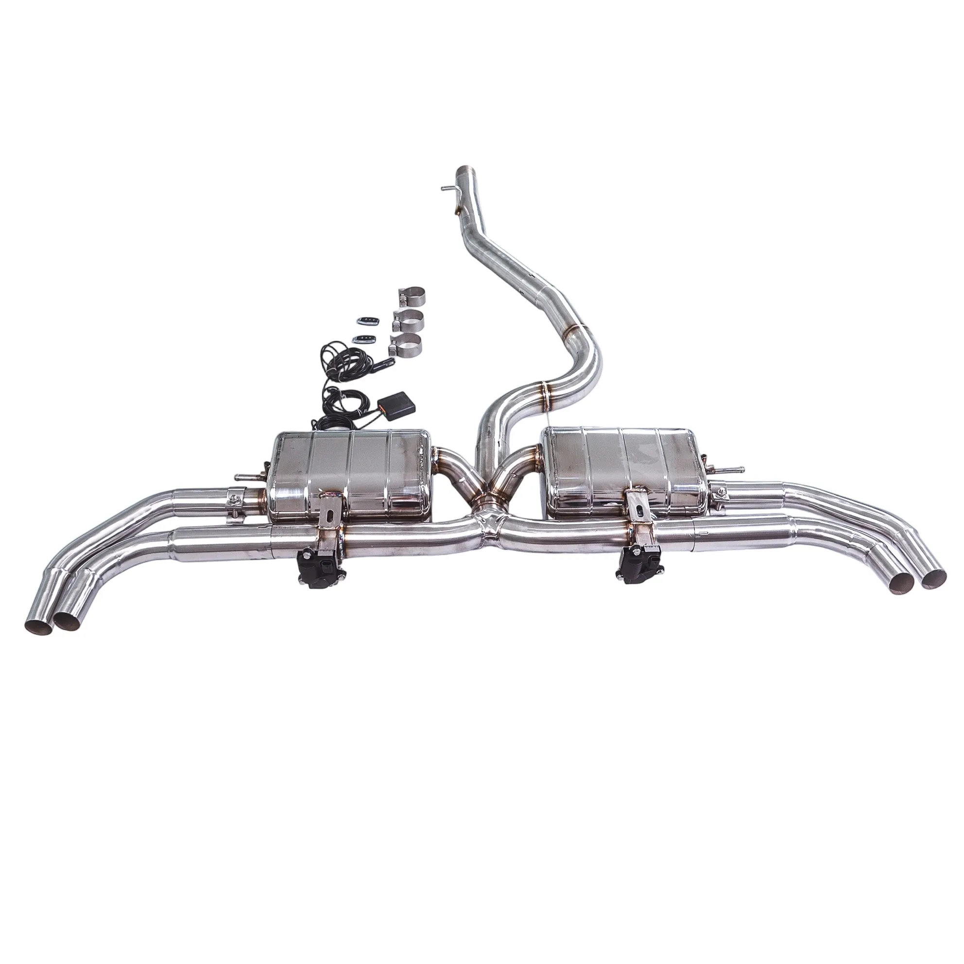 For /Suitable  2018-2025 Audi Q3 2.0T 4WD 304SUS Valvetronic High-permance Exhaust Matched with RSQ3 Diffuser