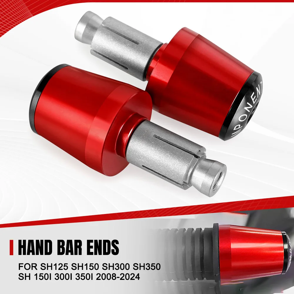 

FOR HONDA SH125 SH150 SH300 SH350 SH 125 150i 300i 350i 2008-2024 2023 Motorcycle Handle Bar Cap End Plug Handlebar Grips Ends