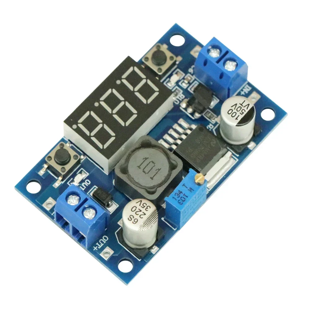 Modul Step Down DC Buck LM2596 DC/DC 4.0 ~ 40V hingga 1.25-37V Regulator tegangan dapat disesuaikan untuk arduino baru