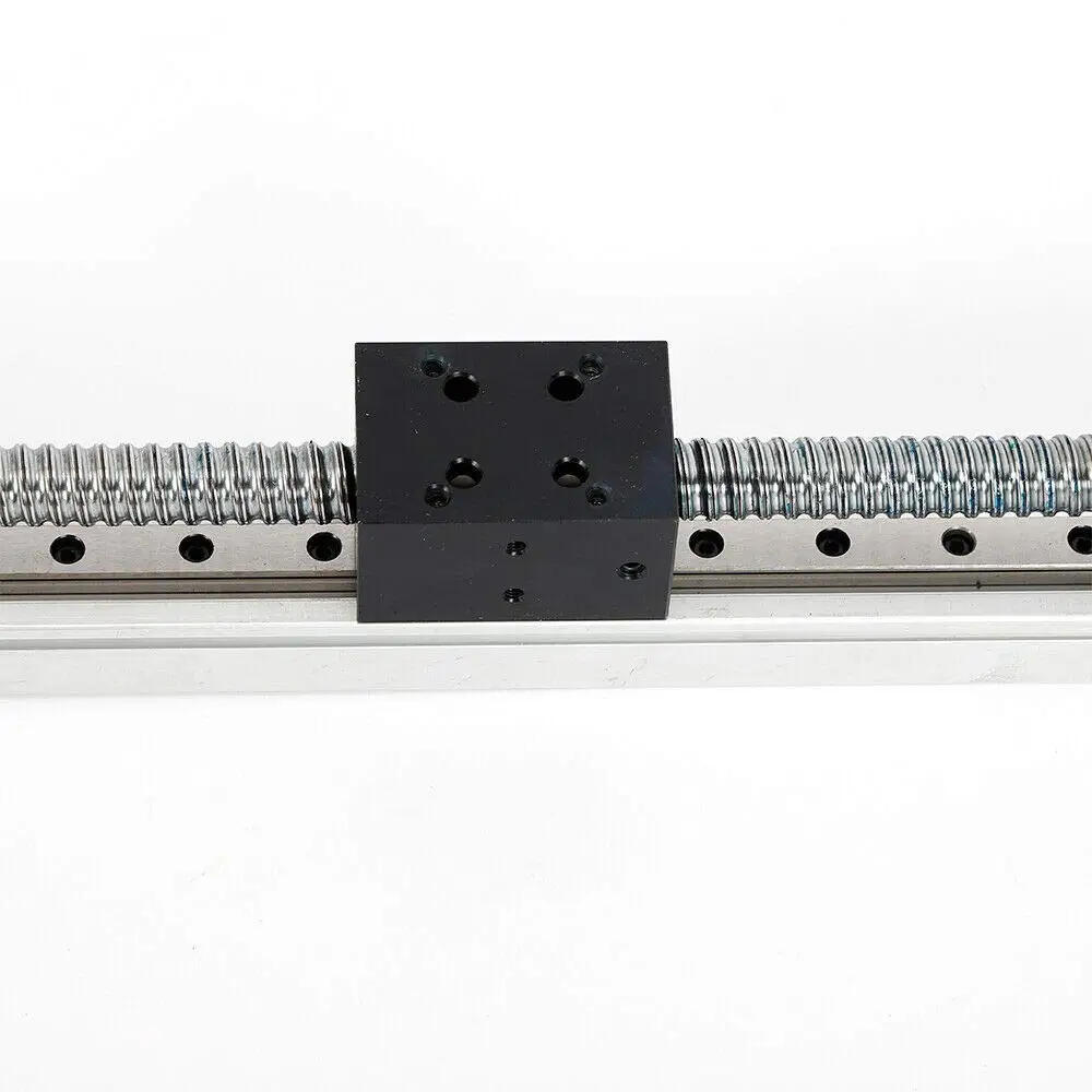 Cnc Linear Motion Guides, Linear Guide Slide Table Ball Screw Motion Rail, 24V Linear Actuator Slide Stage Ball Screw Nema23 600