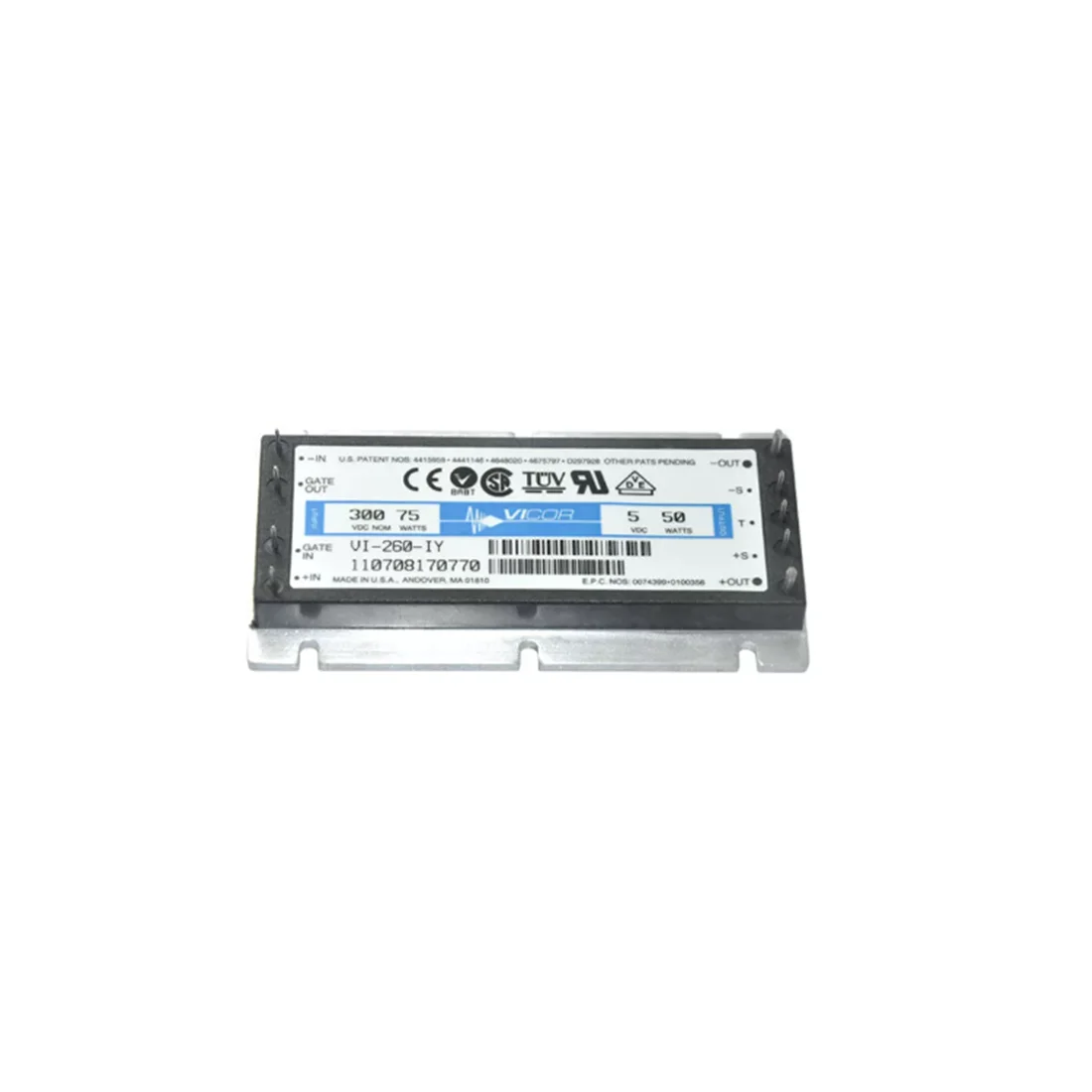 Новый оригинальный модуль питания Vicor серии VI-200 VI-260-IY VI-264-MY VI-264-MU VI-260-IV ZCS с нулевым токовым переключателем DC-DC