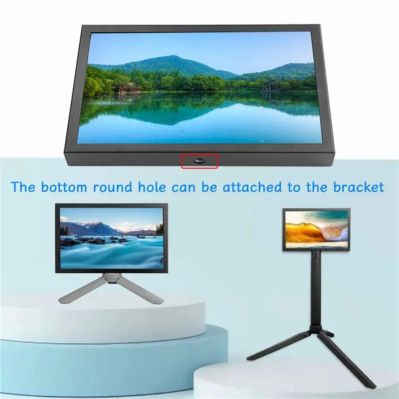 Superior-3 Set 7 Inch Portable Display IPS 1024X600 LCD -Compatible VGA AV Input DC Type C Power In