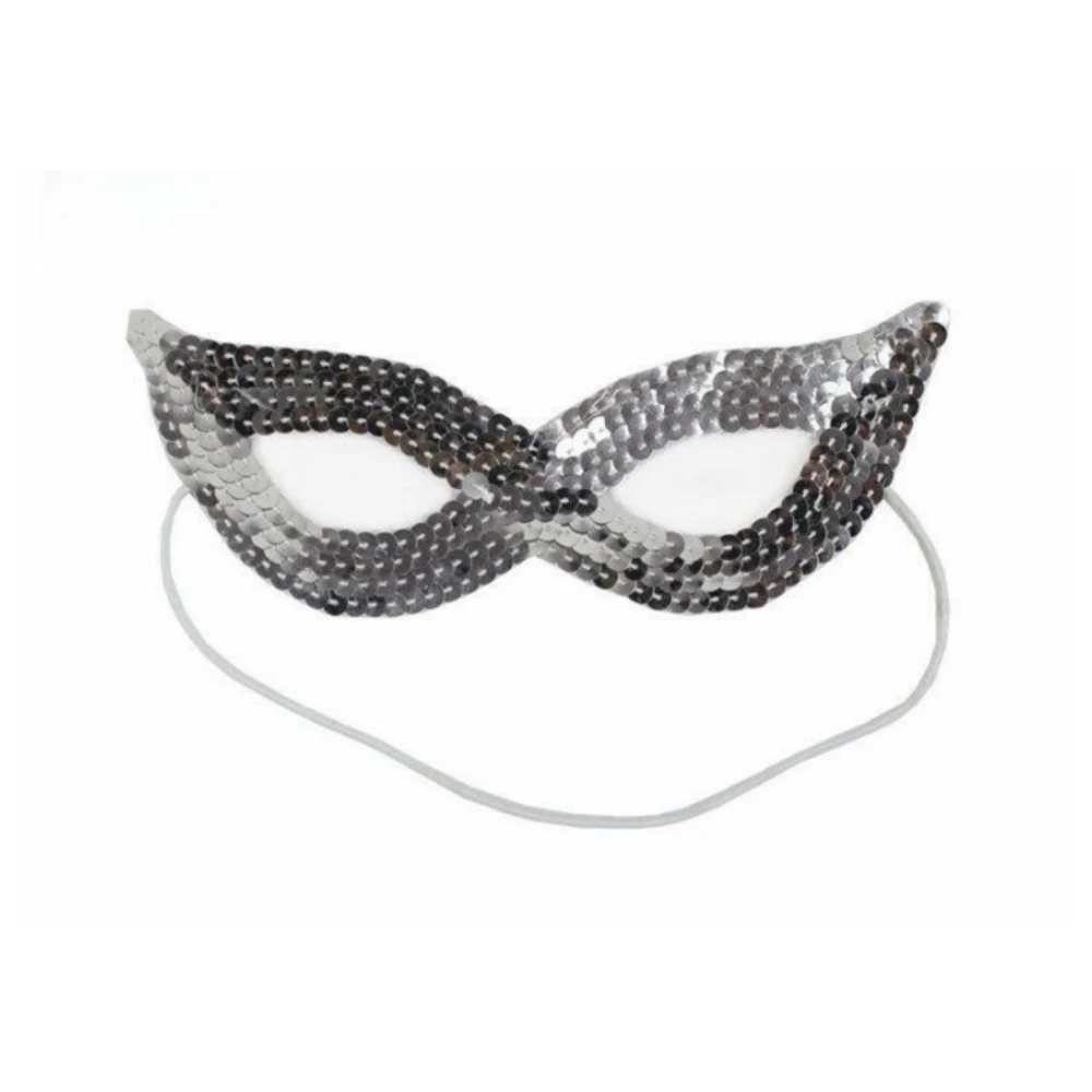 Carnival Prom Cosplay Eye Mask Sparkling Sequin Mask Fancy Dress Half Cover Halloween Party Supplies For Prom Nights Halloween