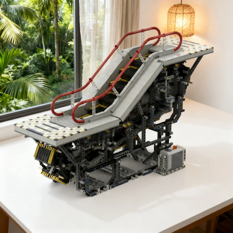 

Конструктор MOC «Моторизованный эскалатор» от Таканори Хашимото, 4519 деталей, техническая модель, креативный подарок, декор для демонстрации, сборная модель