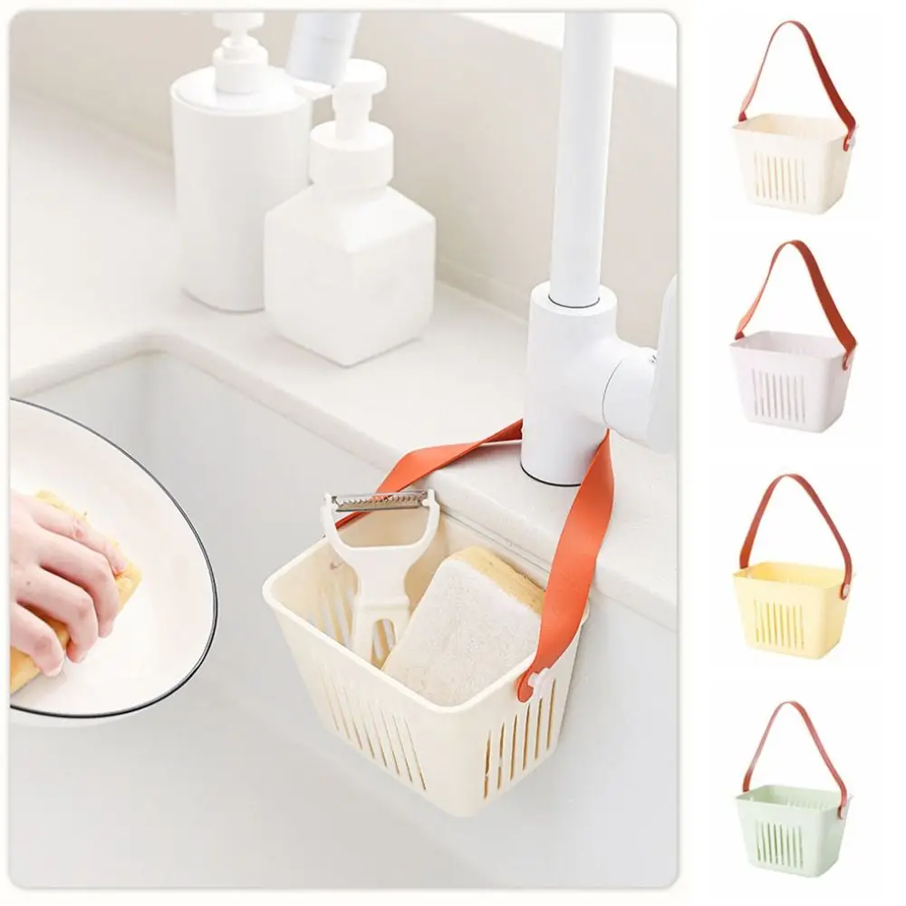 

Creative Sink Hanging Strainer Basket Detachable Quickly Drain Fruit Clean Filter Rack Multifunctional Easy To Clean