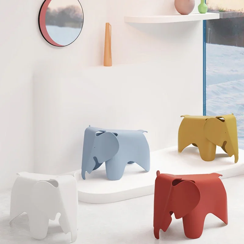 Nordic Elephant Chair for Living Room Decoration Creative Plastic Stool Home Furniture Seat Creative Seat Home Decor Accessories