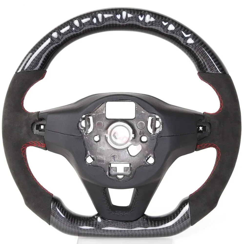 Carbon Fiber Steering Wheel Fit For Volkswagen VW Golf GTI MK8