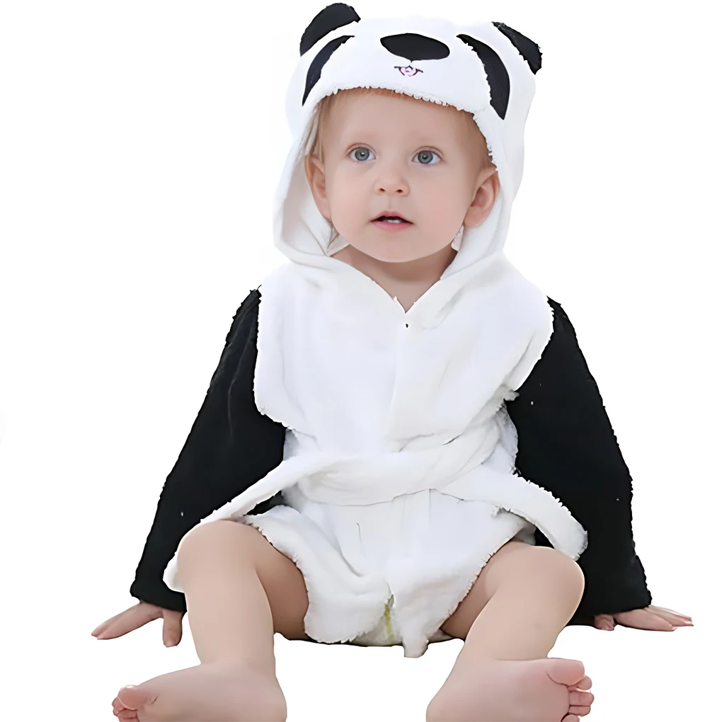 

Wide Application Unisex Baby Bathrobe Suitable For Bath Time Bedtime Universal Fit Cotton Warm S