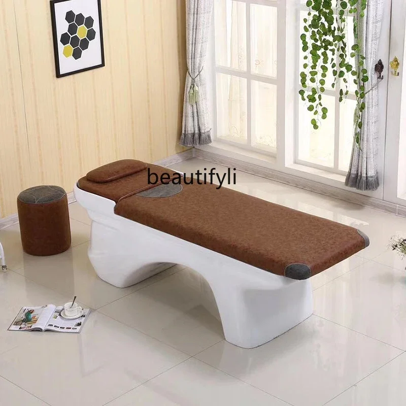 Магазин крашения zGHot, кресло для шампуня, тайский смывной парикмахерский салон, специальный массаж красоты, лежачая полностью промывочная кровать с водонагревателем