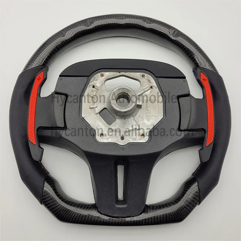 Leather Alcantara Carbon Fibre LED Steering Wheel M Performance For B M W 3 Series Car Steering Wheel