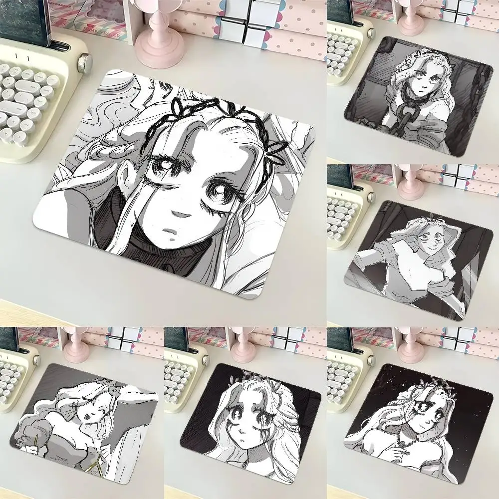 1pc S-Slay The Princess Small Mousepad Keyboard Pad Laptop Cushion Non-slip Deskpad