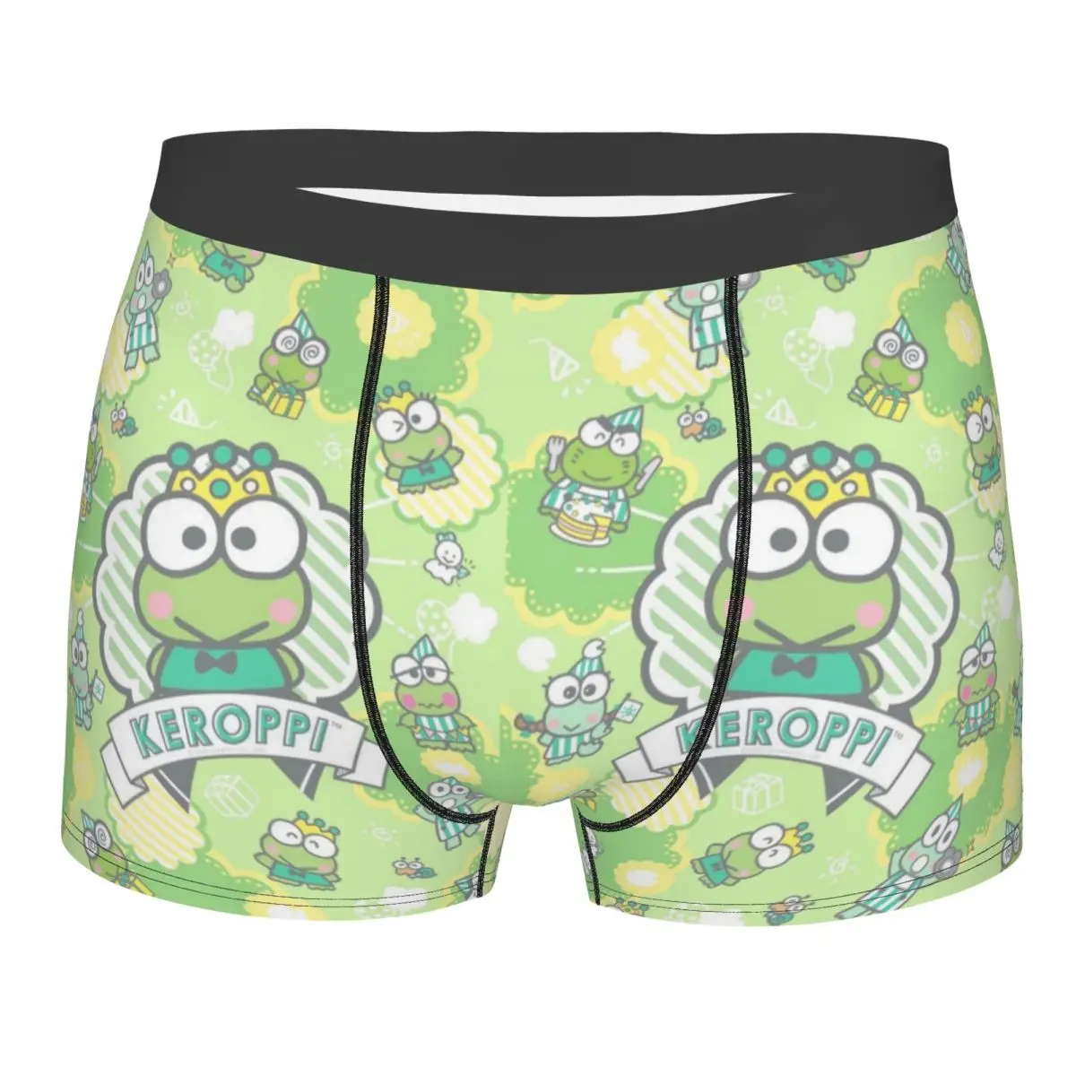 Custom Cartoon Anime Sanrios Keroppi Boxer Shorts For Homme 3D Print Underwear Panties Briefs Soft Underpants