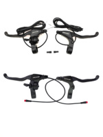 ZOOM Electric Bicycle Brake Lever 22.2mm E-bike Cut Off Power Handle Caliper For Electric Bike E-Scooter V Brake C Brake