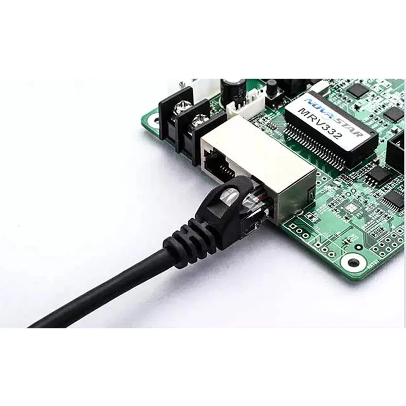 10 Buah/Banyak 1200Mm/1.2Meter RJ45 Indoor dan Di Luar Ruangan LED Display Kabel Jaringan