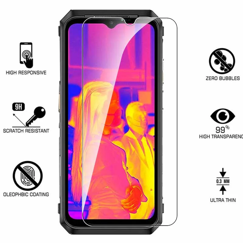 2PCS Tempered Glass Case For Ulefone Power Armor 18T 19 Screen Protectors For Ulefone Note 16 Pro Armor 21 Protective Film Cover