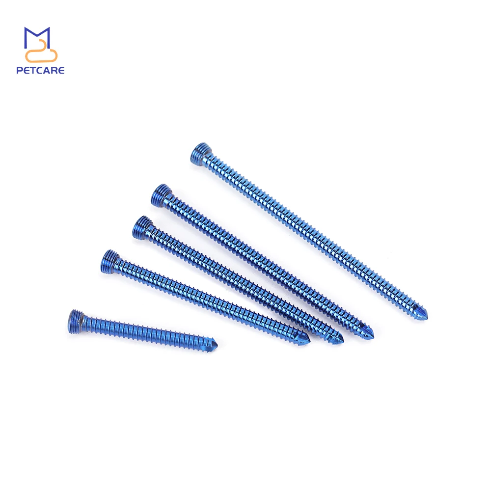 10pcs 2.7mm Stardrive Titanium Locking Screw Veterinary Orthopedics Implant Surgical Instruments Pet Products Dog Accessories