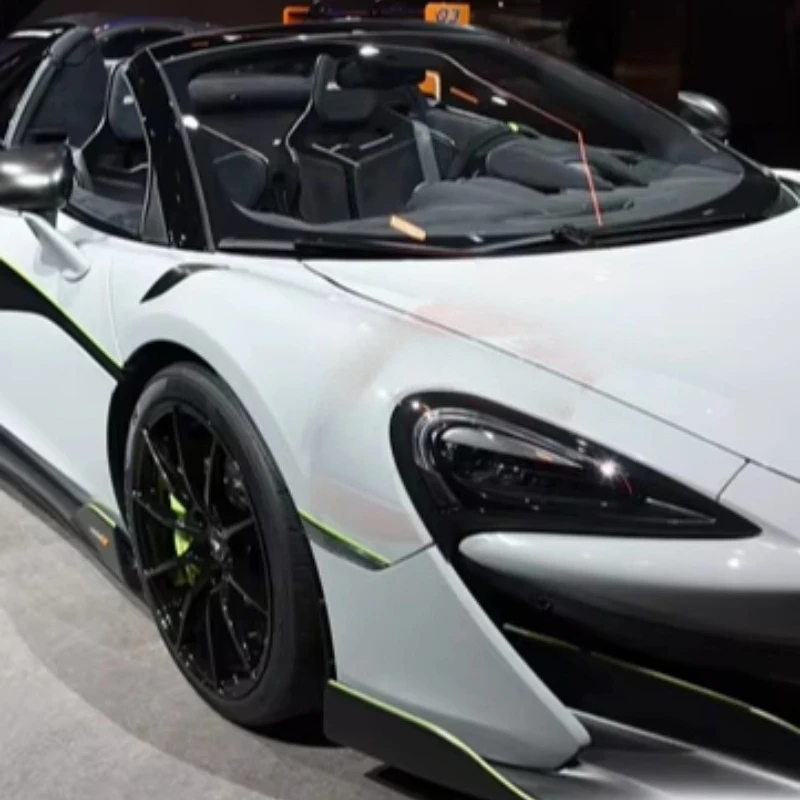 

Dry Carbon Fiber MO Style Auto Parts Front Side Fender with Vents For Mclaren 540C 570S 600LT Fenders Flares Wheel Arch