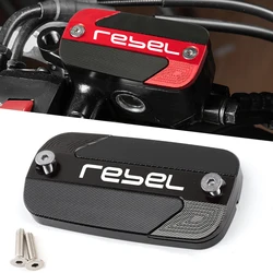 For HONDA REBEL 1100 500 300 CMX 1100 300 500 Motorcycle CNC Accessories Front Brake Fluid Reservoir Cover Cylinder Oil Tank Cap