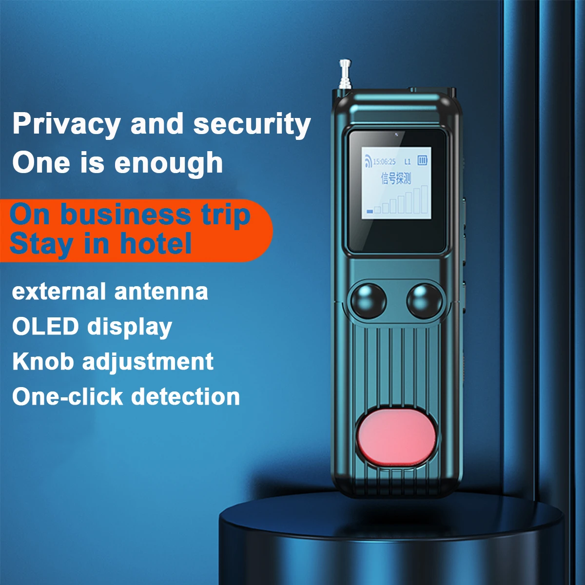 Multifunctional wireless signal detector to prevent eavesdropping, camera detector, infrared scanner, 3 models available