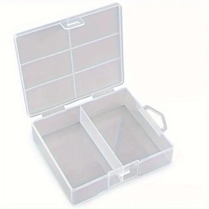 24 Slots Clear Battery Storage Box Eco-Friendly Plastic Dustproof Moistureproof Case for AA AAA