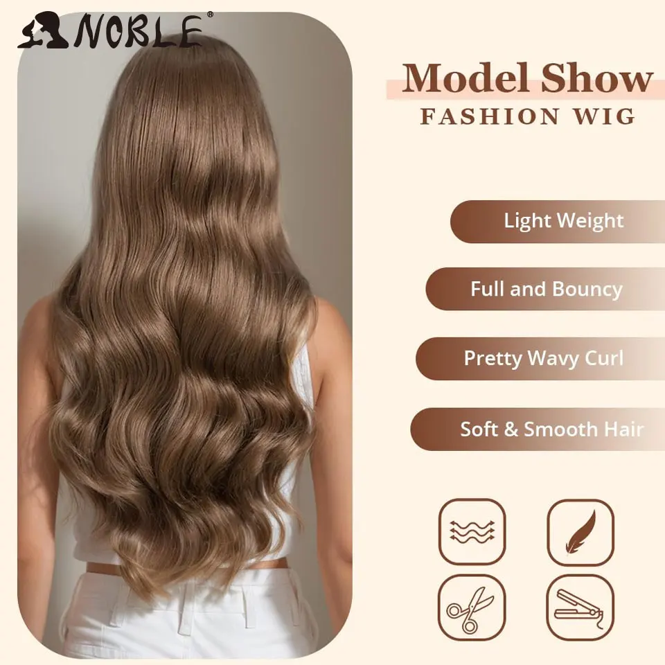 Noble Synthetic Lace Front Wigs For Women 26\