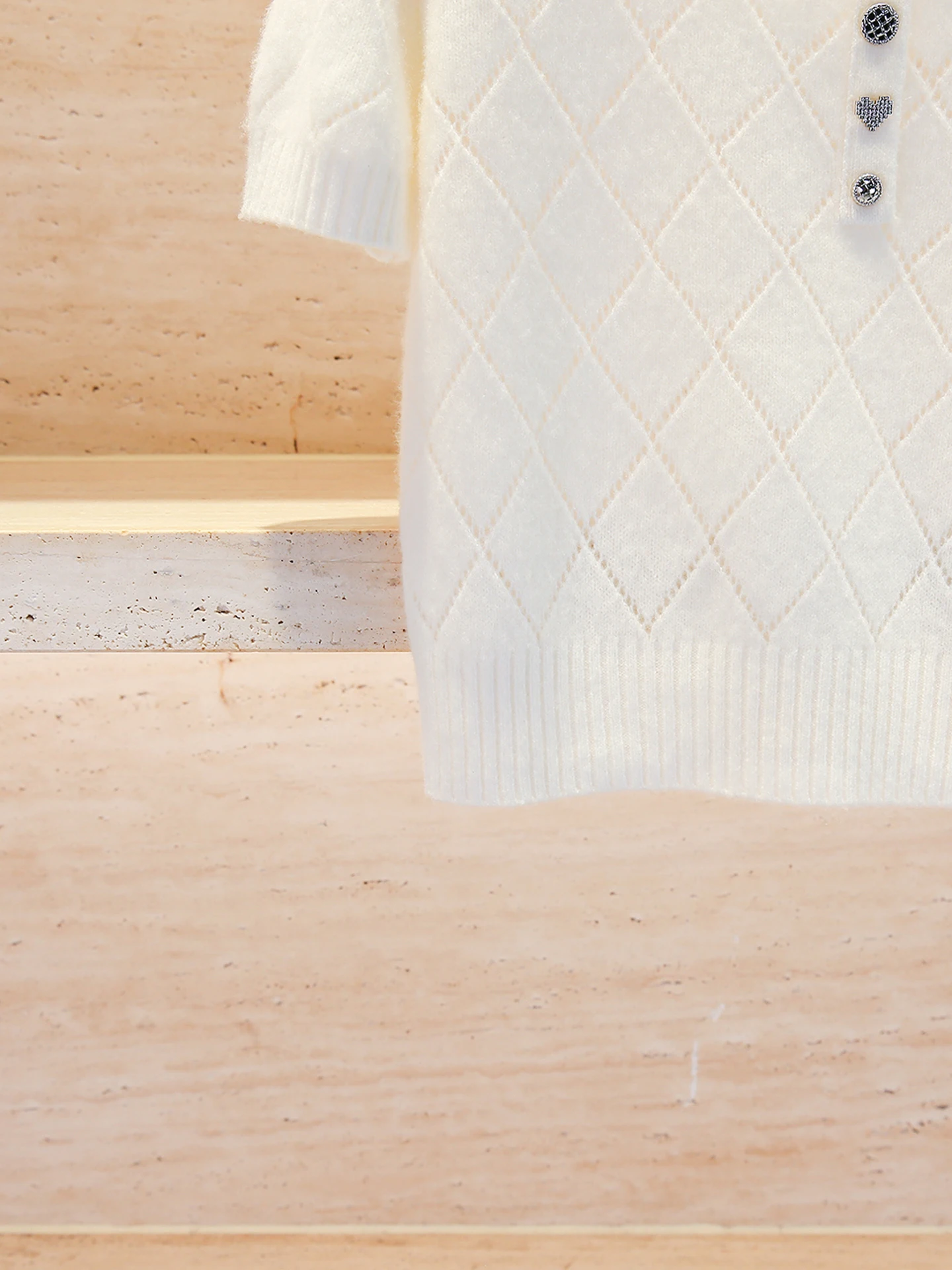 ハイエンドの女性用ニット T-irt 秋冬ダイヤモンドパターンリトルフレンス Sle チャイニーズエラスティッドカフ通気性トップ