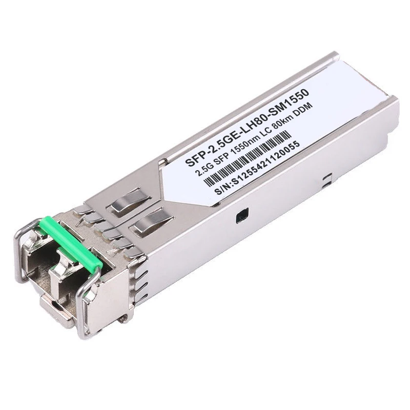 TP-Link Compatible; 2.5G Sfp SMF Optical Transceiver Module; 1550nm 80km; Duplex LC For POE Switch