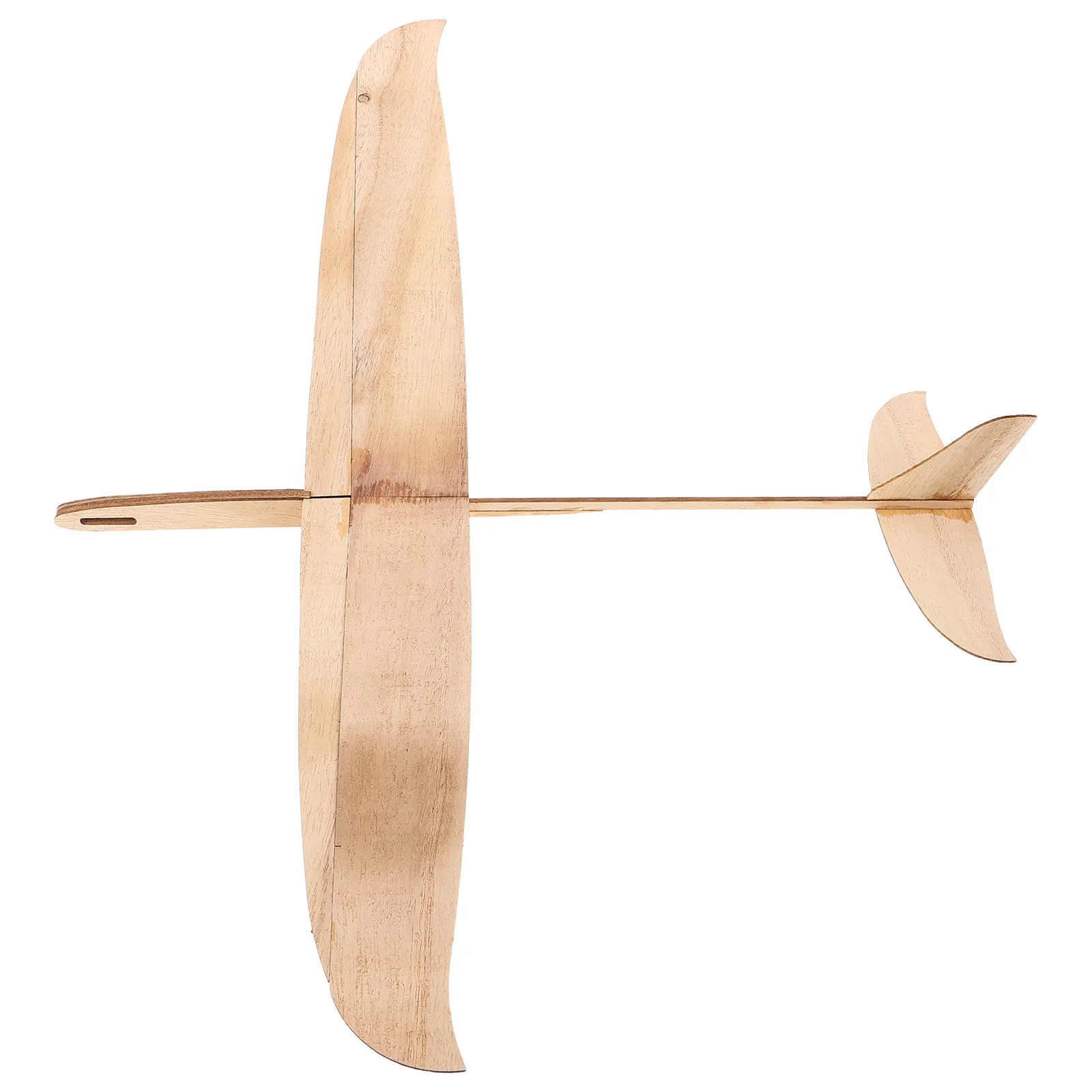 

2pcs Wooden Glider Kit Unfinished Diy Airplane Craft For Kids Hand Launch Flying Plane Birthday Party Favor School Project