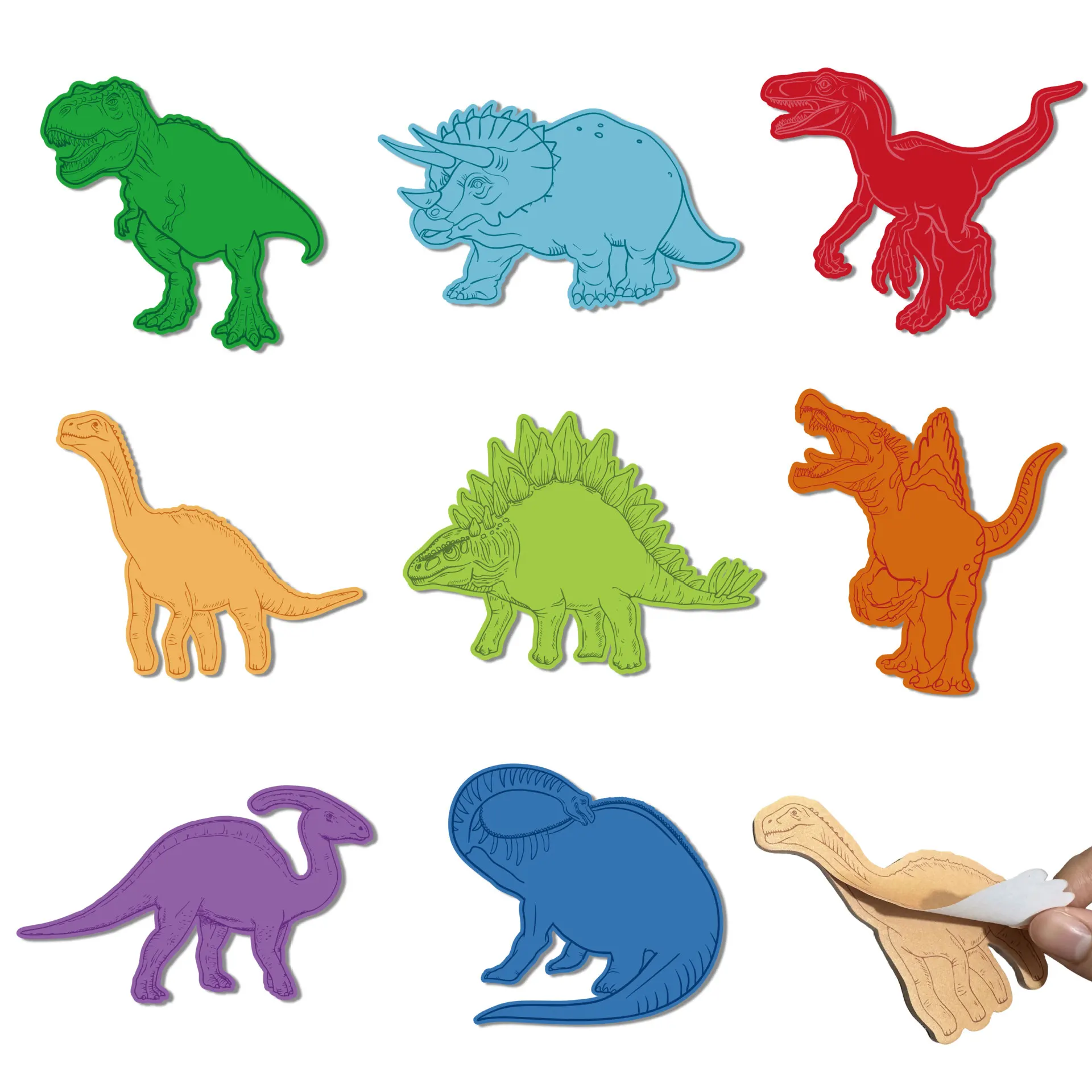 

Sticky Notes 8 Prehistoric Dinosaurs Shaped Memo Pads For Teacher Student Supplies Cute Office Supplies Desk Dino Party Favors