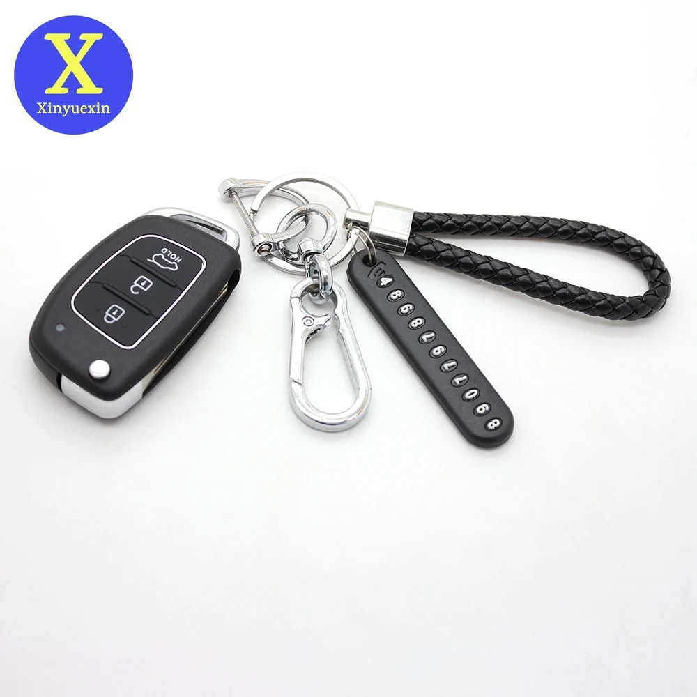 

Xinyuexin Remote Key Replacement for Hyundai Accent Elantra Ix45 Santa Fe 3 Button Flip Smart Key Case Shell Fob Car Accessories