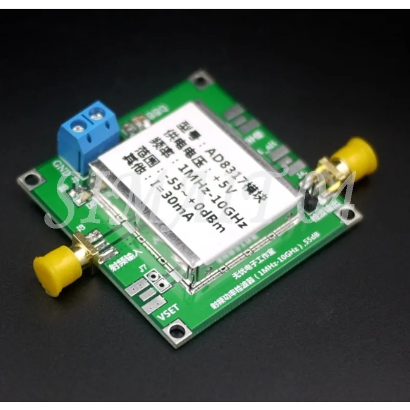 

AD8317 Module, RF, Power Meter, Logarithmic, Detector, Power Sense (1-10000MHz)