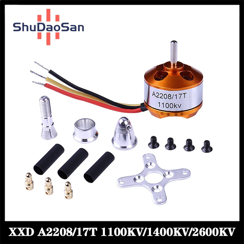 A2208 Aircraft Model Motor Kv1100 1400 1800 2600 Multi Axis Brushless Horse Fixed Wing Aircraft Model