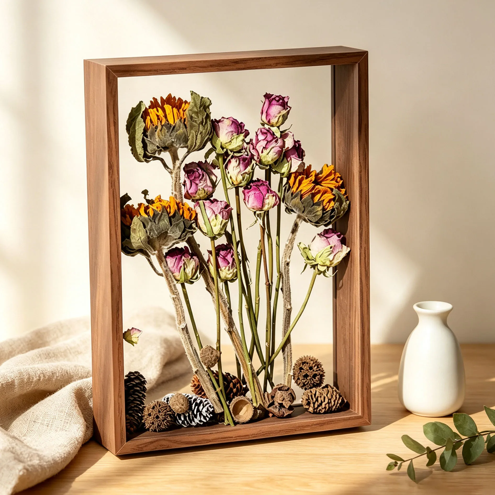 Clear Acrylic Double-Sided Shadow Box Frame