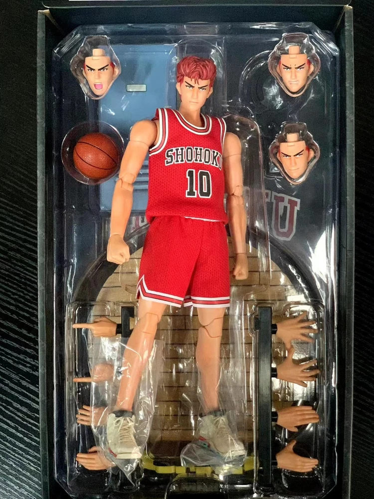 Dasheng Model GT Slam Dunk Red-clad Xiangbei Team Sakuragi Hanamichi Sakuragi 1/8 Action Figure