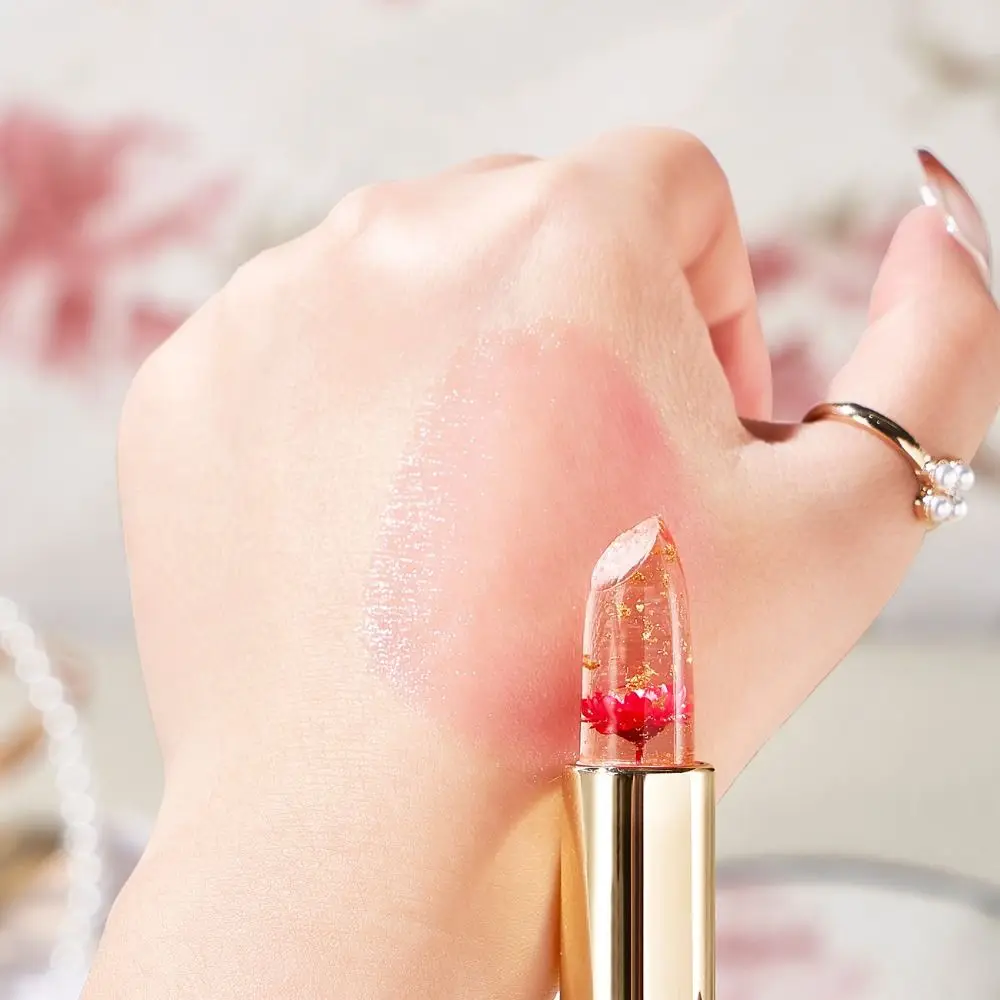 Rossetto idratante con cambiamento di colore a temperatura, nutriente impermeabile, luccicante, labbra in gelatina, lucidalabbra, autunno inverno, tazza antiaderente