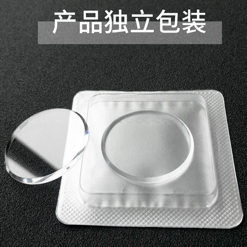 Flat 30*2.0mm Mineral watch lens for SEIKO transparent Watch Crystal Glass parts Big Chamfer Replacement Parts Watch Accessories