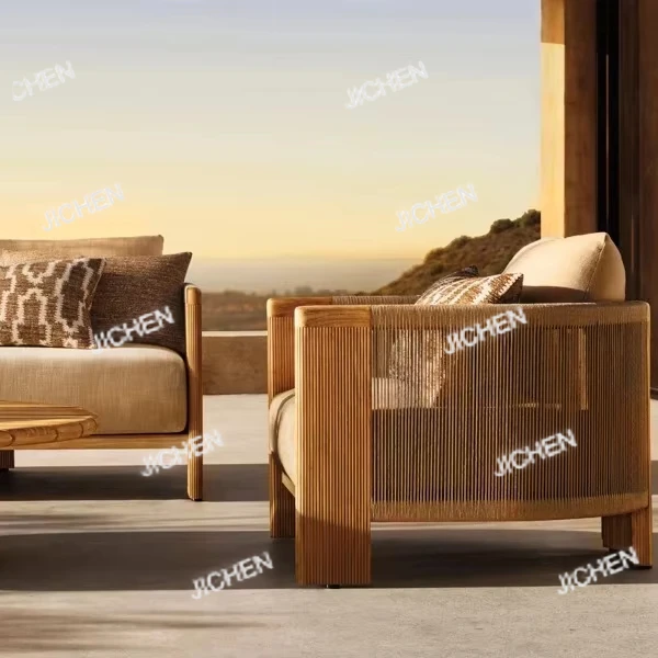 

Мебель для сада JC Luxury Modern Design: уличный диван из массива тика для террасы