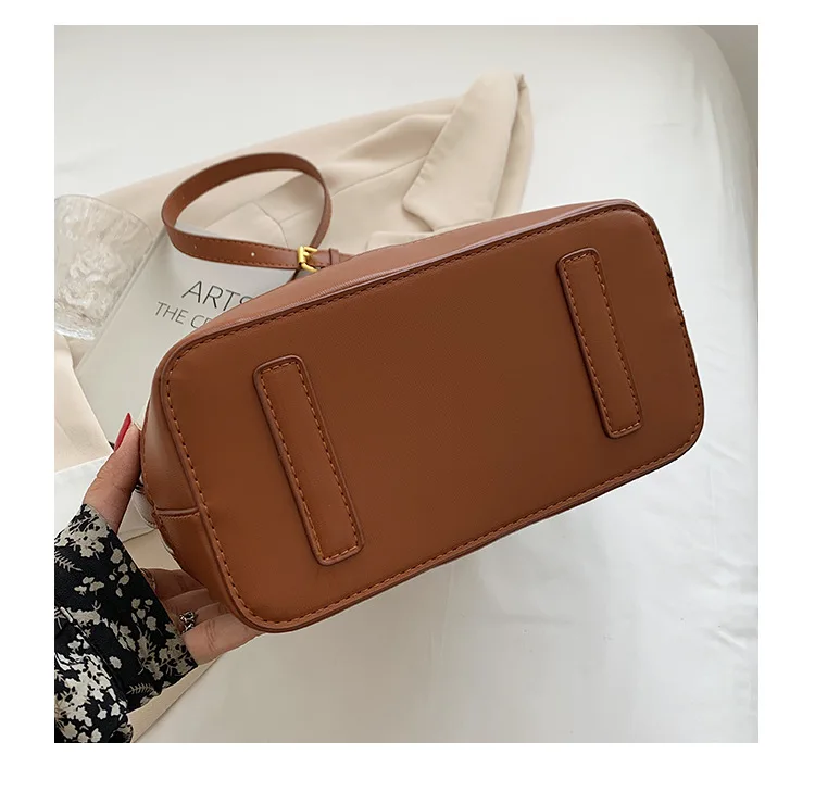 Korean panelled women Bucket Shoulder bags Large Capacity Canvas female handbag and purses large Capacity ladies Crossbody Bag