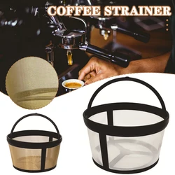 Coffee Filter Basket Stainless Steel Mesh Nylon Coffee Filter Machine Reusable Tea Coffee Filter Screen Coffee Accessories