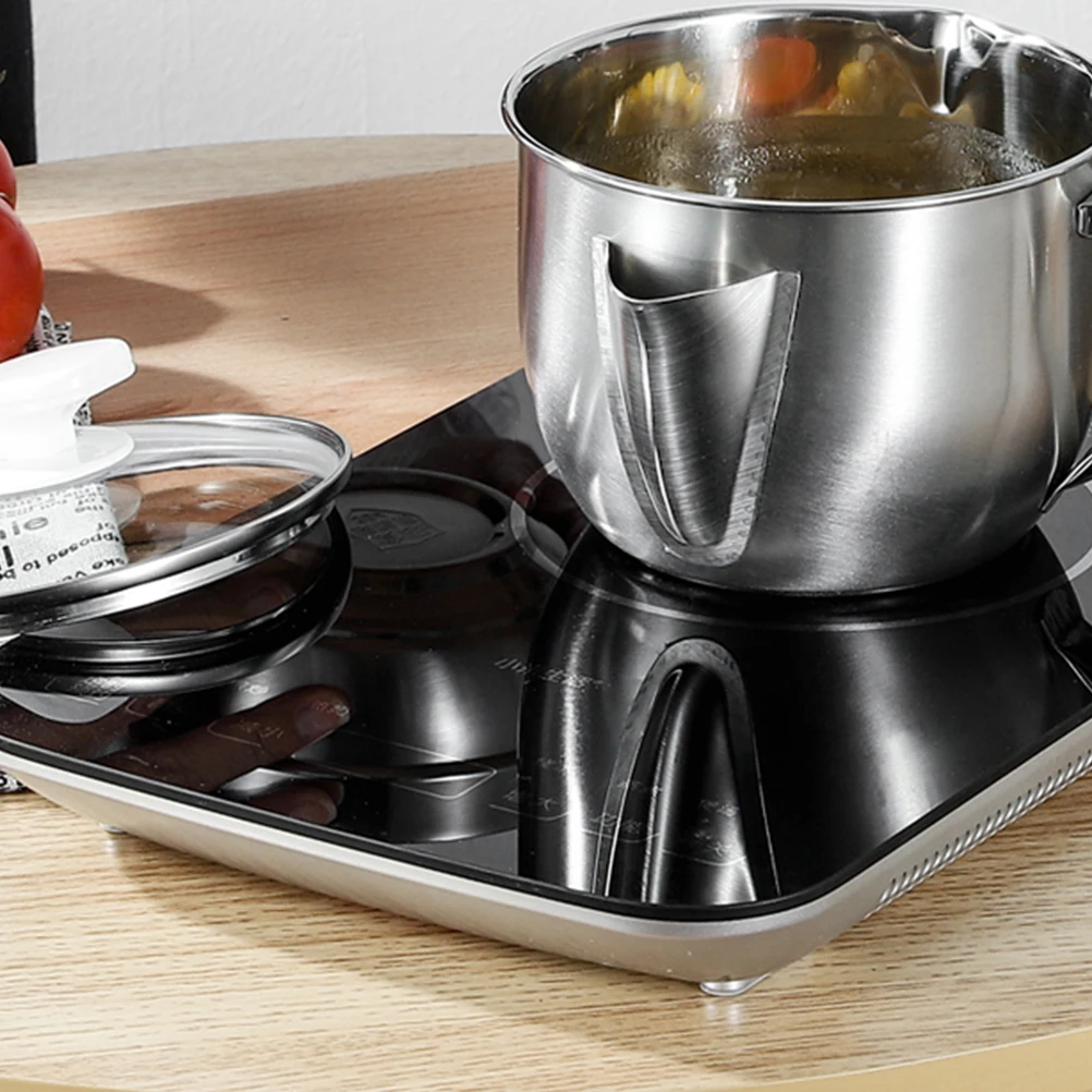 

1pc 1000Ml Stainless Steel Grease Separating Bowl Lid Sieve Oil Soup Strainer Filter Kitchen Restaurant Bar Use