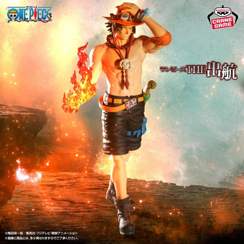 

In Stock Original Bandai One Piece THE Departure LOGIA PORTGAS D ACE Figure Action Model Anime Collectible Toys Gift