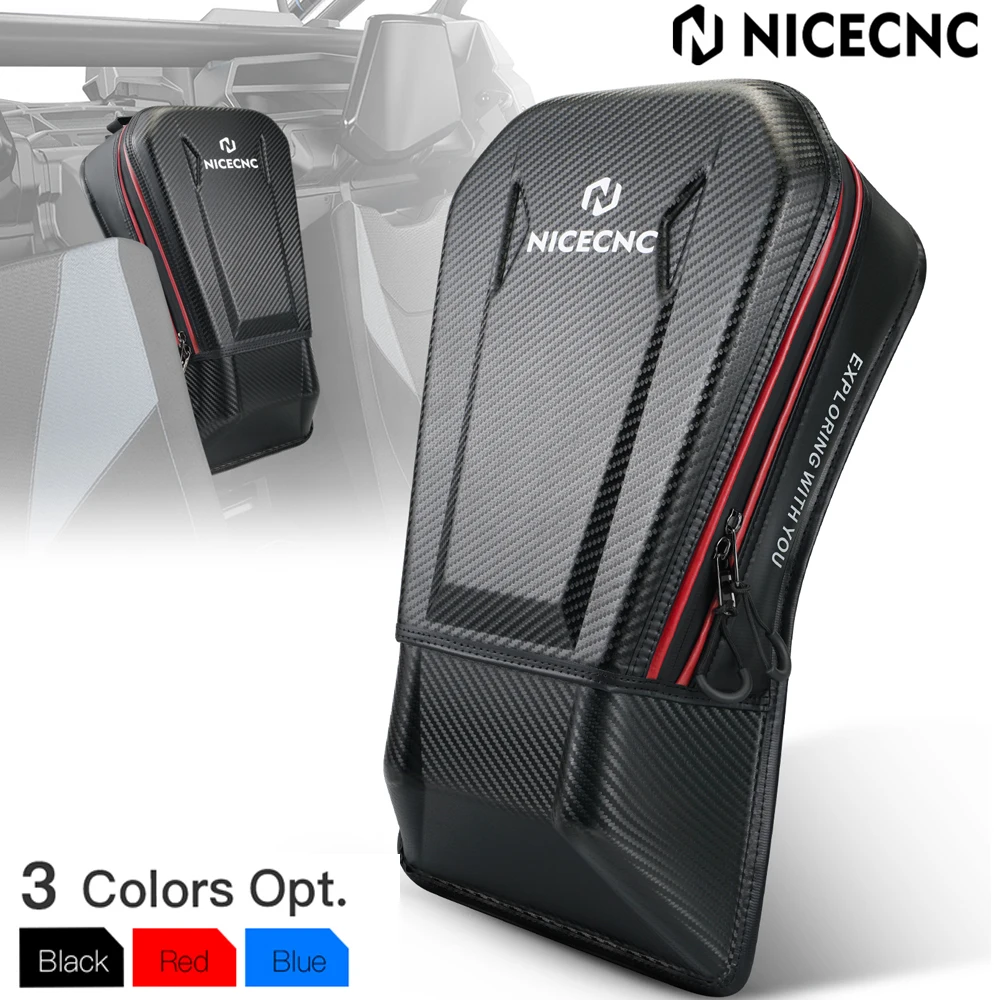 

NICECNC UTV Center Bag For Can Am Maverick X3 MAX RS XRS XDS Turbo R 2017-2023 PVC Shoulder Storage Waterproof EVA Shell Pack