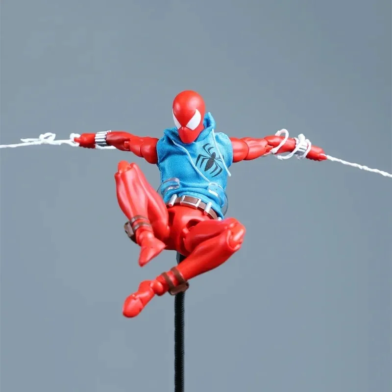 CT mafex186 Scarlet Spider-Man versión cómica Peter Parker personaje de anime figura posable modelo de juguete CT figura coleccionable
