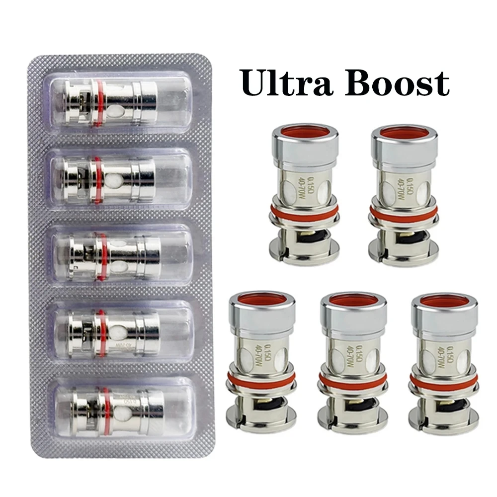 5pcs/pack UB Ultra Boost Coil 0.15ohm 0.2ohm 0.3ohm for UBX Tank Q-Ultra Thelema Pod Quest Multi Gemini Hybrid 80W BTB 100W