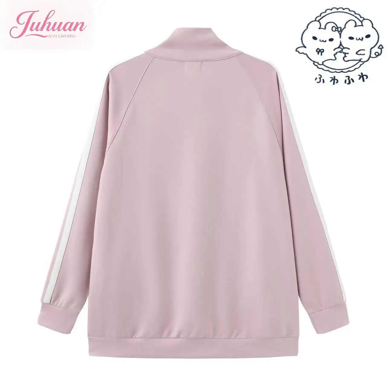 2025, japanische Subkultur, Y2k-Hosen-Sets für süßes Mädchen, süße Sportjacke + Hose, lässige Studentin, lockere hellblaue Outfits