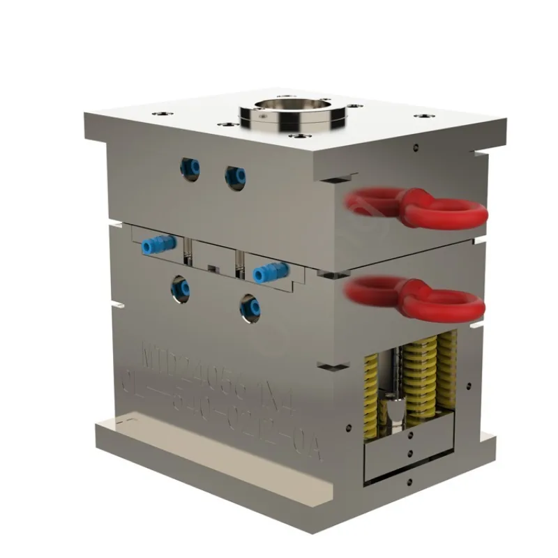 High-precision cold runner nylon plastic injection mould with LKM standard mould holder for custom plastic housing parts