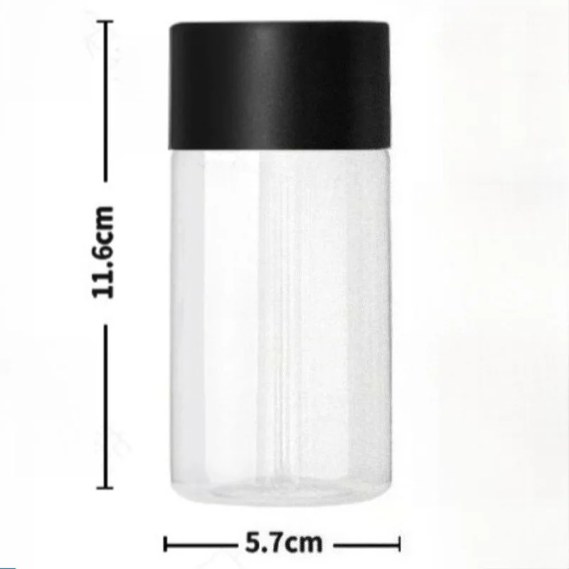 20pcs Clear Plastic Empty Bottles with Caps 200ml Reusable Leak-Proof Jar Container Suitable for Sensory Crafts and Party Favors