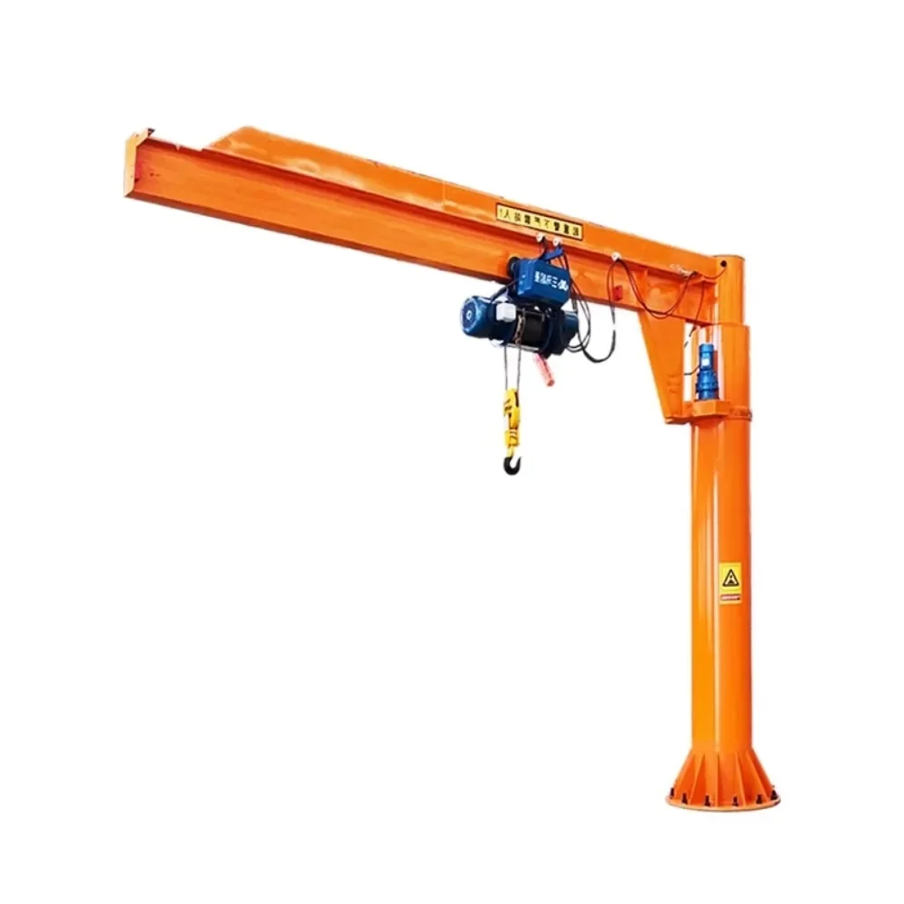

Electric single arm column type driving rotating crane