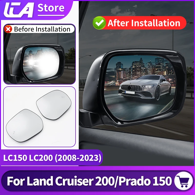 For Toyota Land Cruiser 200 Prado 150 2010-2023 Electronic Anti-Glare Rearview Mirror LC150 LC200 Interior Accessories upgraded